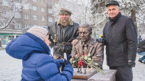Открыт памятник Паулю Кересу в Нарве. Автор фото - Илья Смирнов