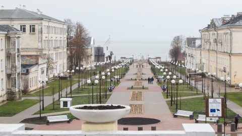 Обновленный бульвар Мере в Силламяэ откроют в декабре. (Mатти КЯМЯРЯ)